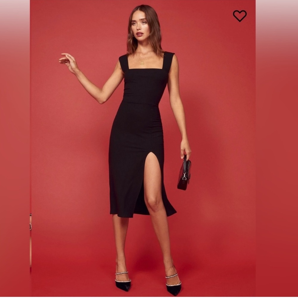 Reformation, perfect black dress!